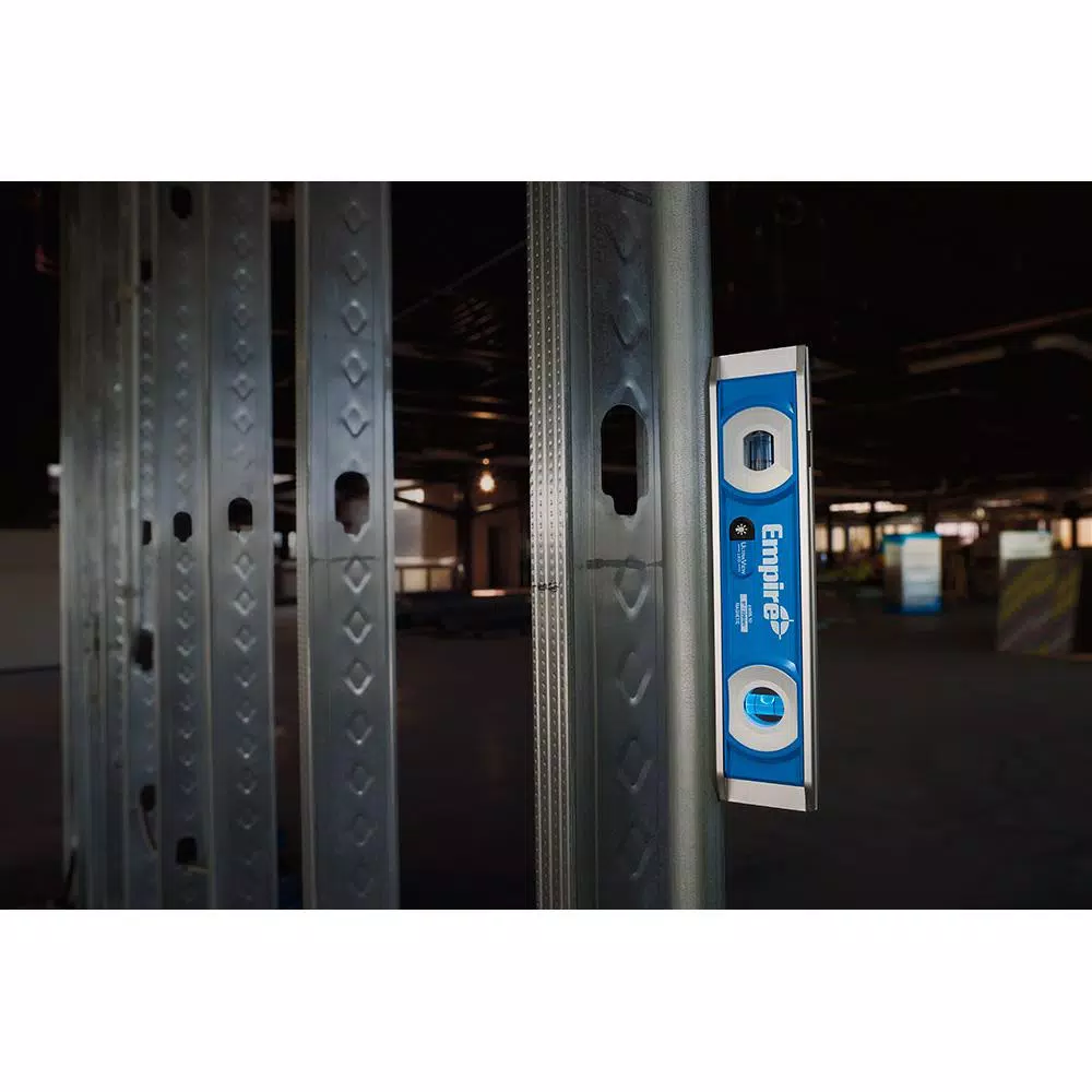 Empire 96 in. Box Level with UltraView LED 9 in. Torpedo Level