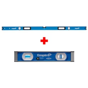 Empire 96 in. Box Level with UltraView LED 9 in. Torpedo Level