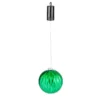 Evergreen 6 in. Shatterproof Outdoor Safe Battery Operated LED Ball Christmas Ornament, Green