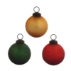Evergreen 2-1/2 in. Round Holiday Classic Christmas Ornaments (12-Pack)