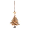 Evergreen 4 in. Wood Christmas Tree 3D Christmas Ornament