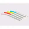 ExcelSteel 10-Piece Stainless Steel Silicone Tip Straw Set With Cleaning Brushes