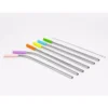 ExcelSteel 14-Piece Straw Set With Silicone Pastel Tips 8-Straight 4-Curved