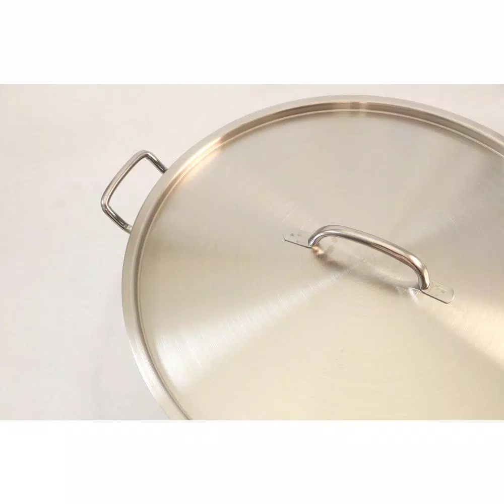 ExcelSteel Professional 35 qt. Stainless Steel Stock Pot with Lid