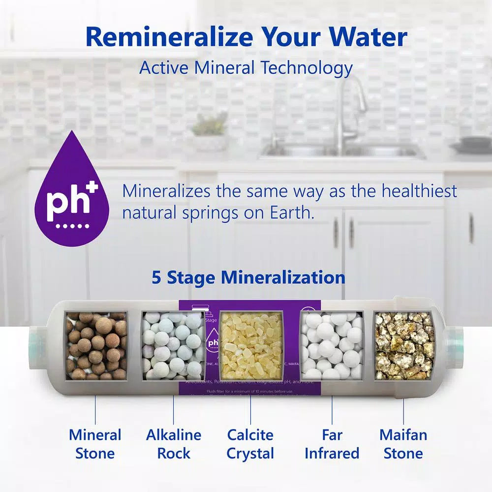 Express Water Express Water – Alkaline Water Filter Replacement – Mineral, Antioxidant, pH+ – Under Sink and Reverse Osmosis System