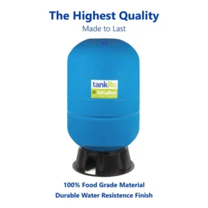 Express Water tankRO – RO Water Filtration System Expansion Tank – 30 Gallon Water Capacity – Reverse Osmosis Storage Pressure Tank