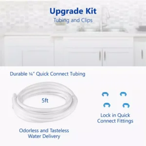 Express Water Filter Upgrade Kit for Reverse Osmosis Water Filtration System Adapters for Threaded and Quick Connect Filters