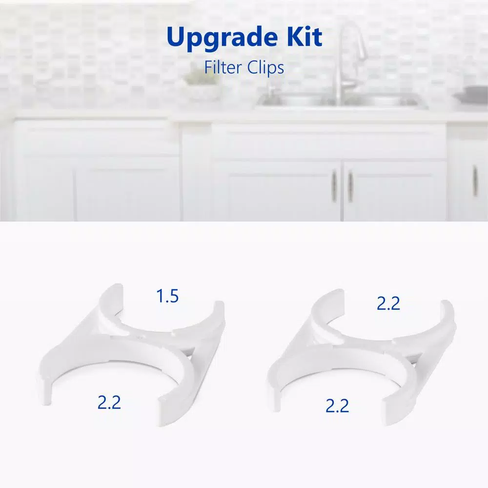 Express Water Filter Upgrade Kit for Reverse Osmosis Water Filtration System Adapters for Threaded and Quick Connect Filters
