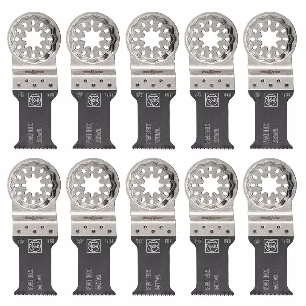 FEIN 1-3/16 in. E-Cut Fine Saw Blade Starlock (10-Pack)