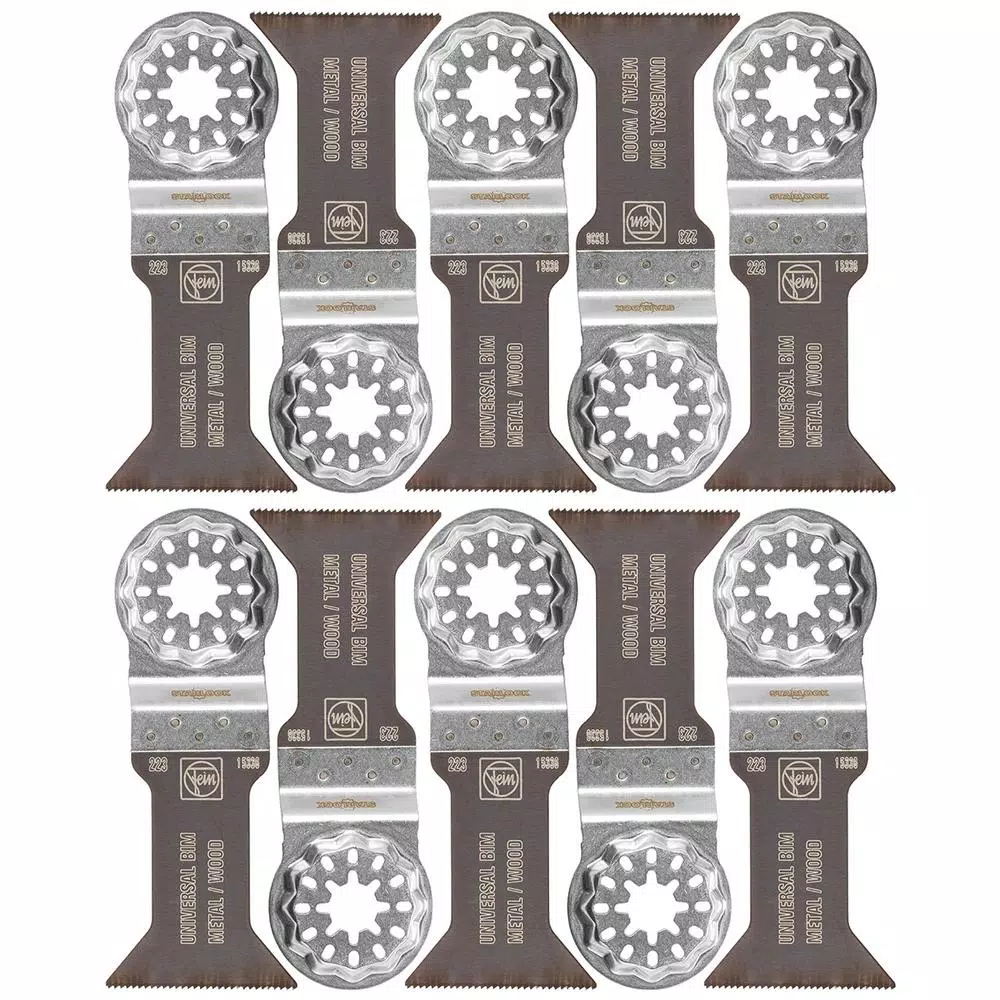 FEIN 1-3/4 in. StarLock-E-Cut Long Life Hybrid Blade (10-Pack)