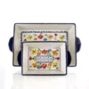 GIBSON elite Luxembourg 2-Piece Rectangular Stoneware Bakeware Set