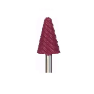 Foredom 13/16 in. x 1-3/8 in. Taper Shape Tungsten Carbide Wood Carving bur with 1/4 in. Dia Shank