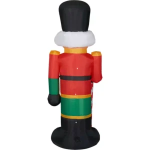 Fraser Hill Farm 10 ft. Nutcracker Christmas Inflatable with Lights