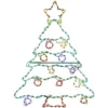 Fraser Hill Farm 4.5 ft. 206-Light Multi-Color Christmas Tree Novelty Light