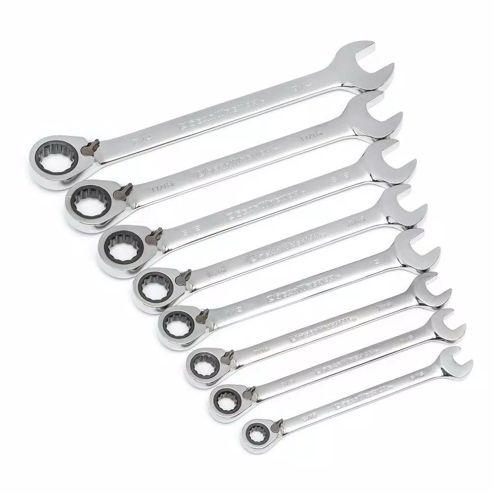 GEARWRENCH SAE Reversible Ratcheting Wrench Set (8 -Piece)