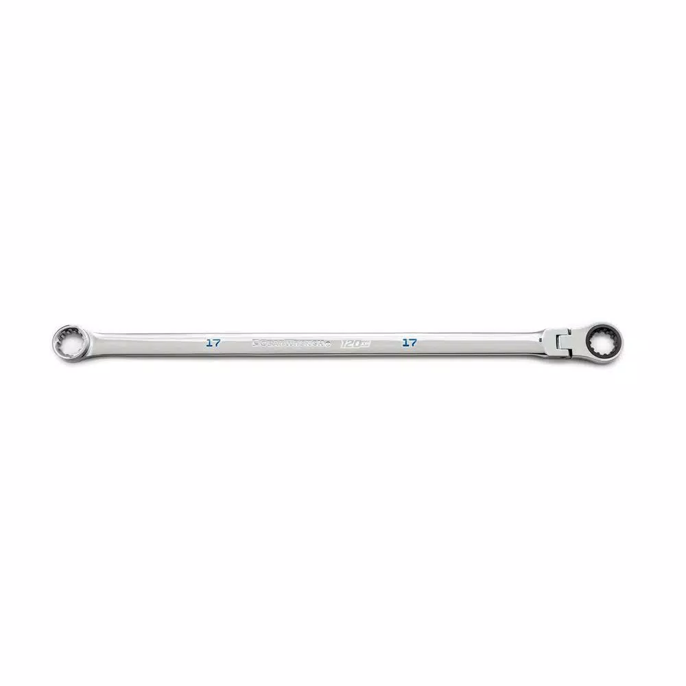 GEARWRENCH 17 mm 120XP Universal Spline XL GearBox Flex Head Ratcheting Wrench