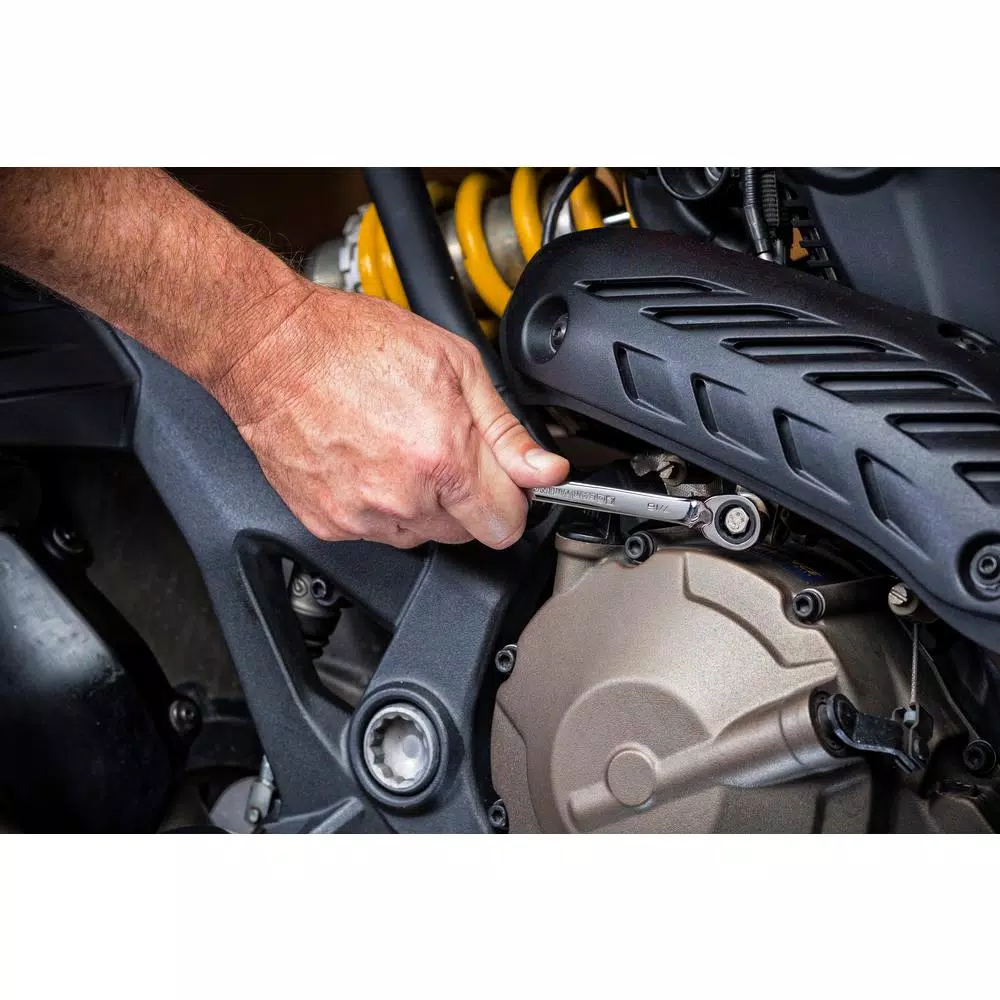 GEARWRENCH 9/16 in. Flex-Head Combination Ratcheting Wrench