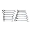 GEARWRENCH 12-Point SAE/Metric Reversible Ratcheting Combination Wrench Set (14-Piece)