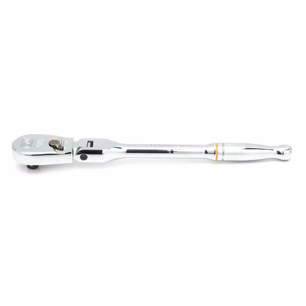 GEARWRENCH 1/4 in. Drive x 7 in. 90-Tooth Flex Head Teardrop Ratchet