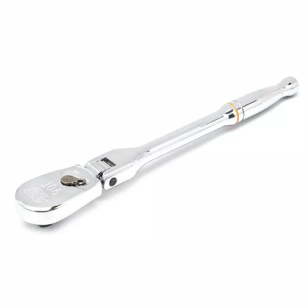 GEARWRENCH 1/4 in. Drive x 7 in. 90-Tooth Flex Head Teardrop Ratchet