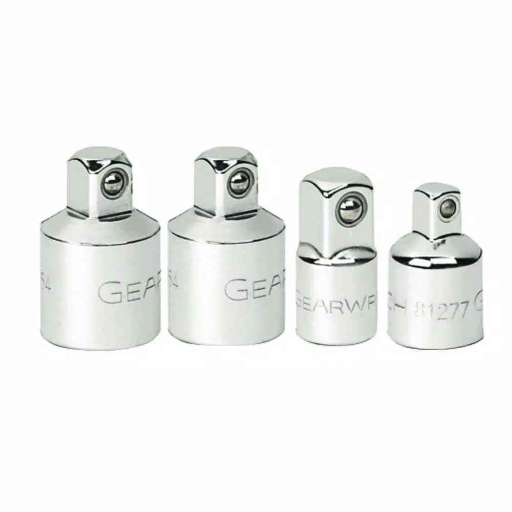 GEARWRENCH 3.18 in. Drive Adapter Set with Clip Rail (4-Piece)