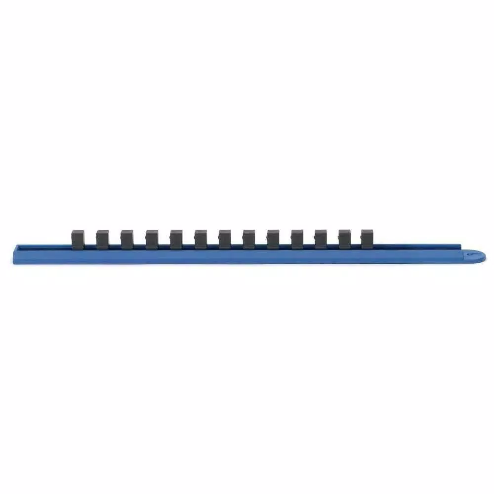 GEARWRENCH 3/8 in. 1-Compartment Drive Socket Rail, Blue