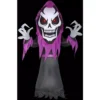 Gemmy 10 ft. H Skeleton Reaper with Red LED Eyes-Giant Halloween Inflatable