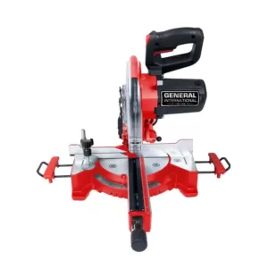 General International 15 Amp 10 in. Sliding Miter Saw with Laser Guidance System