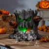 Gerson 12.4 in. L Electric Smoking Haunted Tree Stump