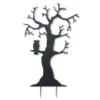 Gerson 72.5 in. H Metal Tree Silhouette Yard Decoration