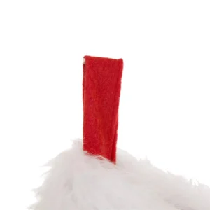 Glitzhome 20 in. Polyester Knitted Stocking with Faux Fur Cuff (2-Pack)