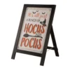Glitzhome 24 in. H Halloween Wooden Sanding Easel Sign Decor or Hanging Decor (2-Function)