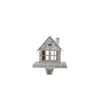 Glitzhome 6.00 in. H Galvanized House Stocking Holder