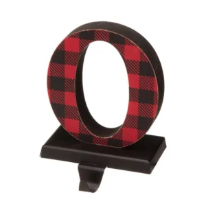 Glitzhome Wooden/Metal NOEL Christmas Stocking Holder (Set of 4)