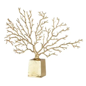 A & B Home Gold Tree Irregular Decor Accent