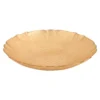 Badash Crystal Victoria Authentic 12 in. 32 oz. Gold Leaf on Glass Bowl