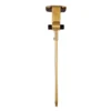 Village Lighting Company Gold Mantle Garland and Stocking Holder