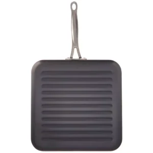 Gotham Steel 10.5 In. Ti-Ceramic Non-Stick Square Grill Pan