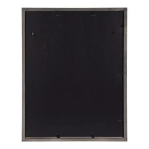 DesignOvation Gallery 14 in. x 18 in. Matted to 11 in. x 14 in. Gray Picture Frame (Set of 2)