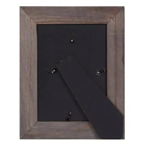 DesignOvation Museum 5 in. x 7 in. Matted to 3.5 in. x 5 in. Gray Picture Frame (Set of 4)