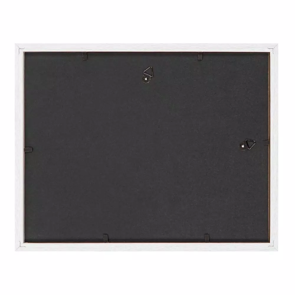 Kate and Laurel Gibson 8.5 in. x 11 in. Gray/White Picture Frames (Set of 4)