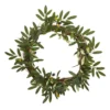 Nearly Natural 16 in. Olive Artificial Wreath