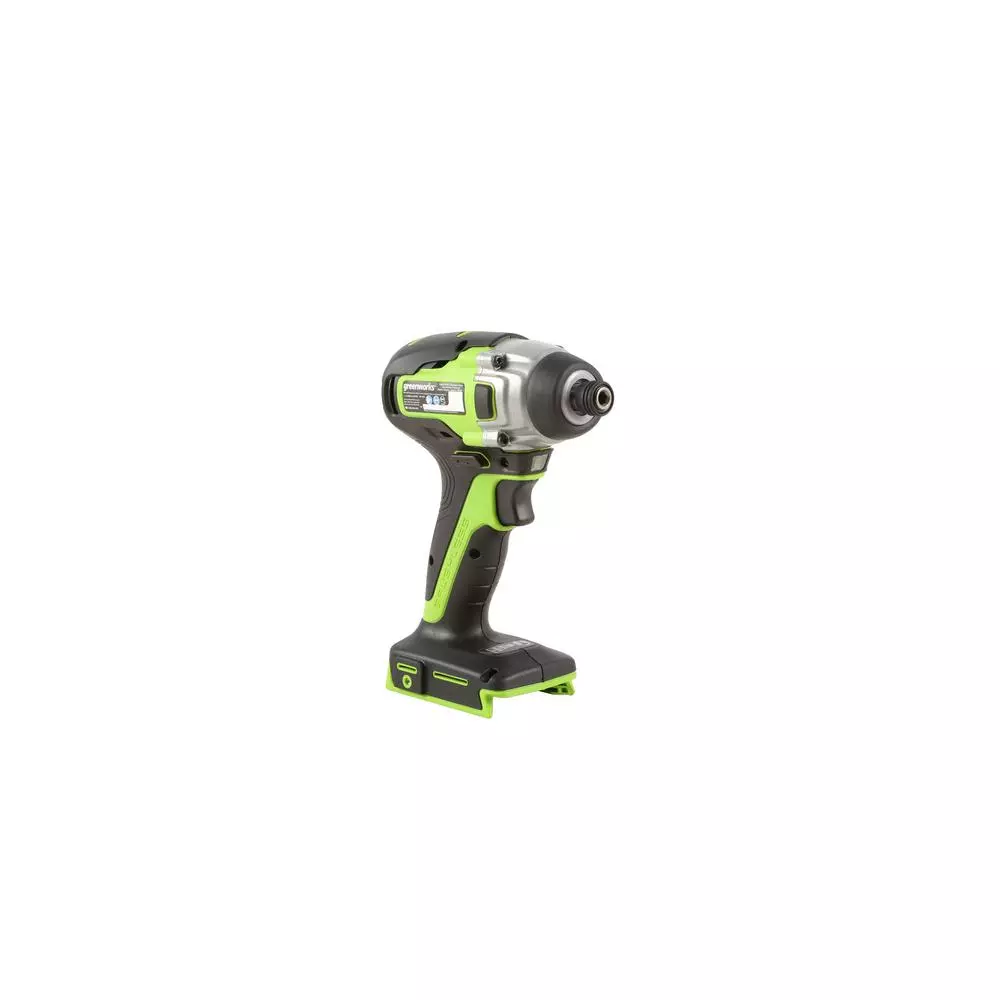 Greenworks 24-Volt Battery Cordless Brushless Impact Driver, Battery Not Included ID24L00