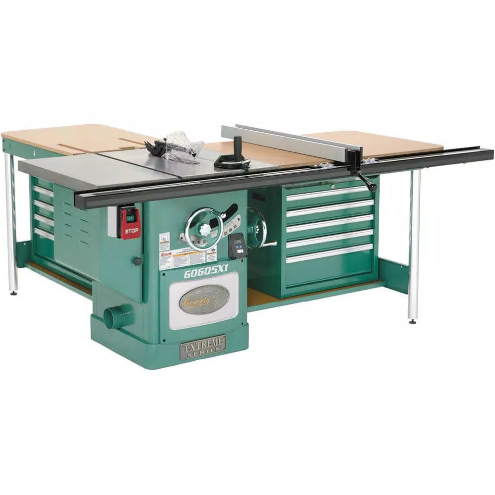 Grizzly Industrial 12 in. 5 HP 220-Volt Extreme Table Saw