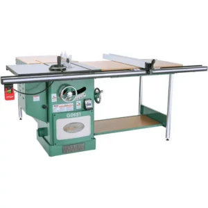 Grizzly Industrial 10 in. 3 HP 220-Volt Heavy-Duty Cabinet Table Saw with Ri-Volting Knife