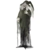 Haunted Hill Farm 6 ft. Animatronic Talking Witch Halloween Prop