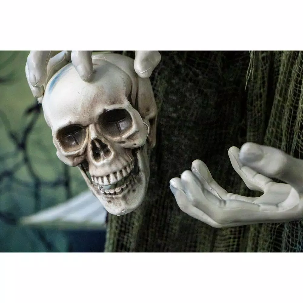 Haunted Hill Farm 6 ft. Animatronic Talking Witch Halloween Prop