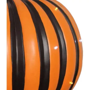 Haunted Hill Farm 36 in. Indoor/Outdoor Lighted Stacked Pumpkin Trio