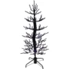 Haunted Hill Farm 60 in. Animated Halloween Twisted Tree with Moving Branches and Purple LED Lights