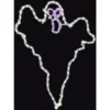 Haunted Hill Farm 48 in. x 40 in. Scary Ghost Indoor/Outdoor LED Halloween Window Light